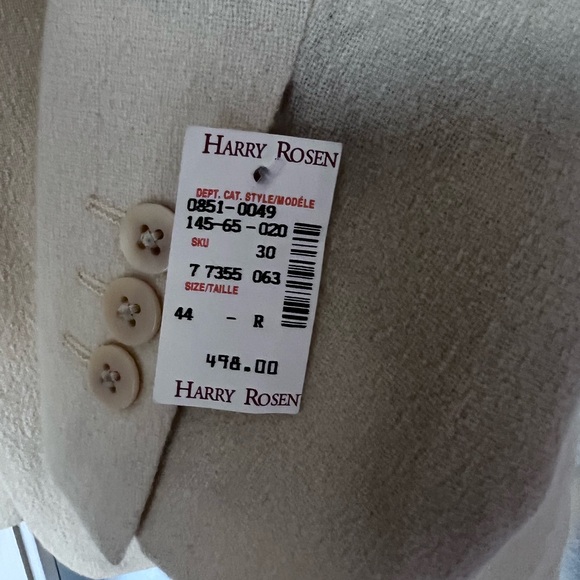 Harry Rosen Cream Jacket - Picture 5 of 5